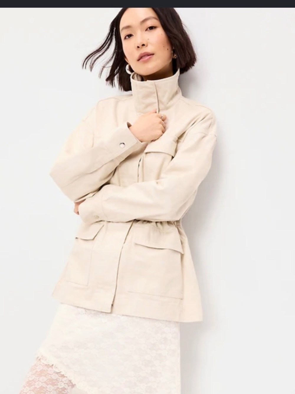 Cinched-Waist Utility Jacket Old Navy, S